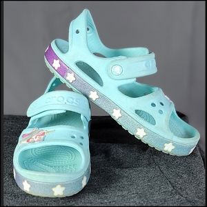 Girls Crocs Bayaband Sandals Size J1